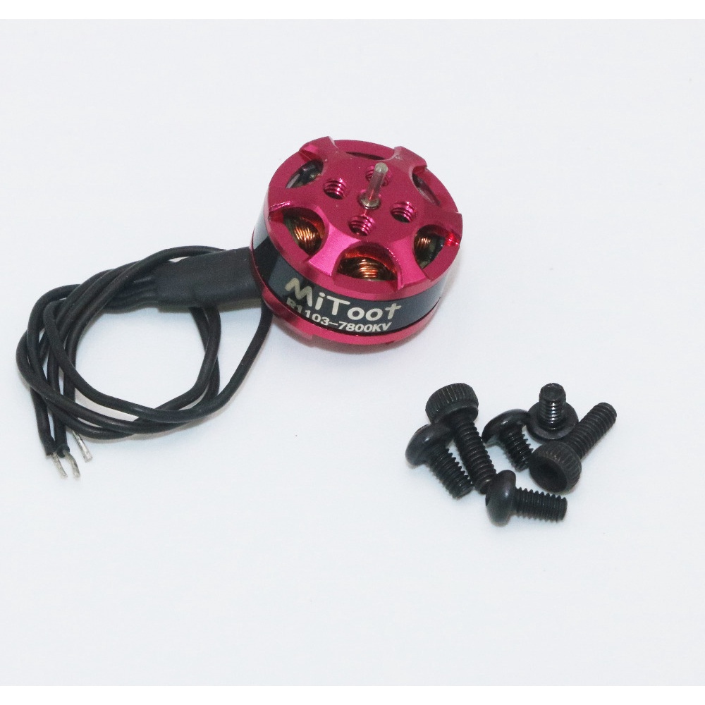 1 Động cơ không chổi than mini 1103 7800kv 2-3 giây cho máy bay trực thăng RC 80 90 100 mm 120mm
