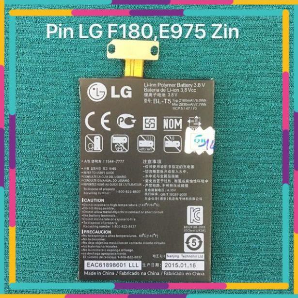 Pin LG F180,E975(mã pin BL T5) xịn có bảo hành