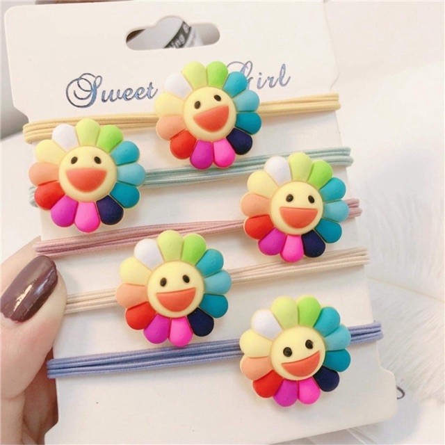Chun buộc tóc hoa LALAOV PKT19
