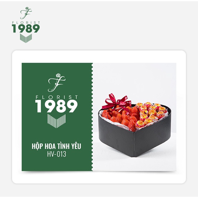 Phiếu mua HỘP HOA HV-013 tại cửa hàng hoa 1989 FLORIST