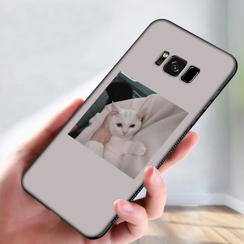 Samsung Galaxy J2 J4 J5 J6 Plus J7 J8 Prime Core Pro J4+ J6+ J730 2018 Casing Soft Case 25SF cute cat aesthetic mobile phone case