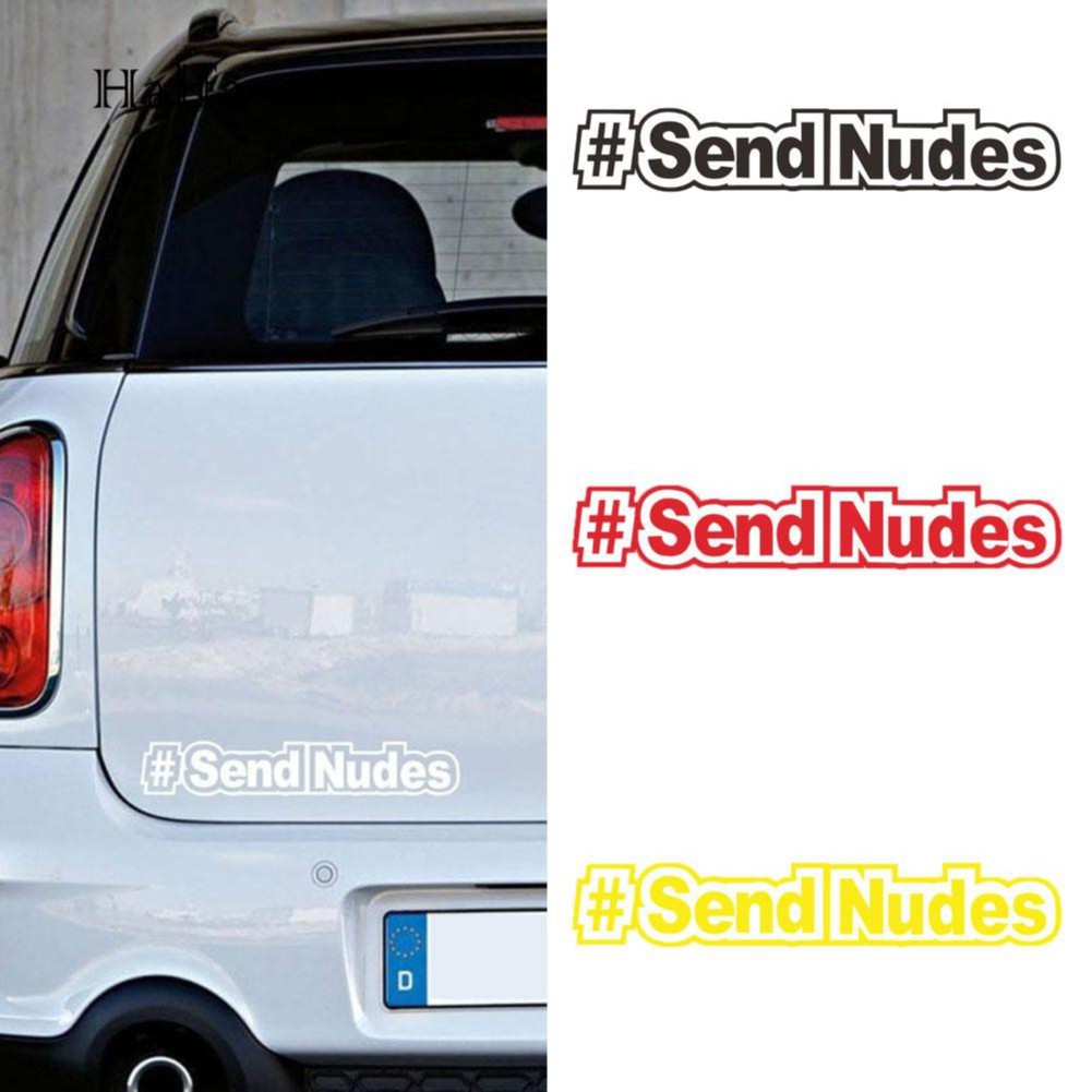 Hl Bộ Dụng Cụ Vẽ Tranh Nghệ Thuật☆Miếng Dán Trang Trí Xe Hơi Họa Tiết Chữ Vui Nhộn