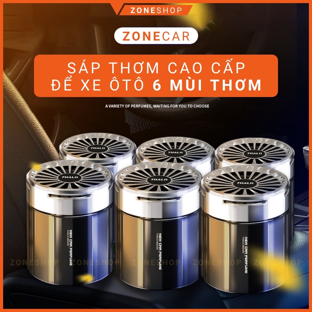 Sáp thơm ô tô, phòng ngủ, bàn làm việc cao cấp ZONECAR - THALO nhập khẩu Châu Âu, lọc khí, trang trí xe hơi