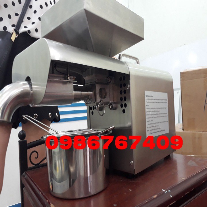 Máy ép dầu gia đình GD09 inox công nghệ Đức