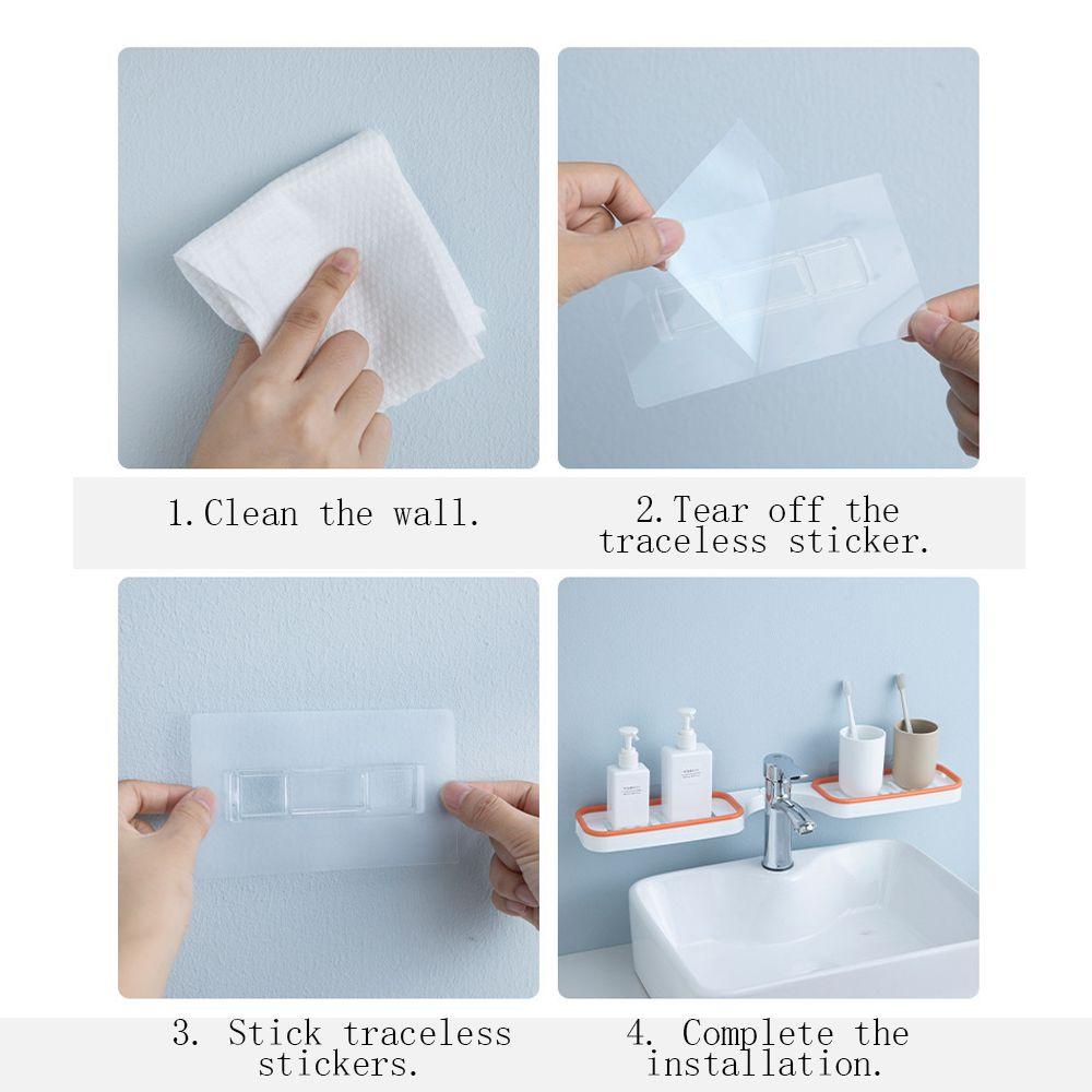 Kệ Đựng Đồ Dùng Nhà Tắm Thiết Kế Móc Hít Chân Không Tiện Dụng
