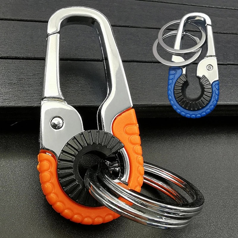 Móc Khóa Xe Hơi Bằng Kim Loại Bền Đơn Giản Sáng Tạo Với Mặt Dây Chuyền Sành Điệu Có Thể Điều Chỉnh Đa Năng