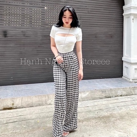 Áo thun kiểu khuy vai dáng ôm body, Áo kiểu hở ngực sexxy ngắn tay AS6020 - NhiNhi Shop