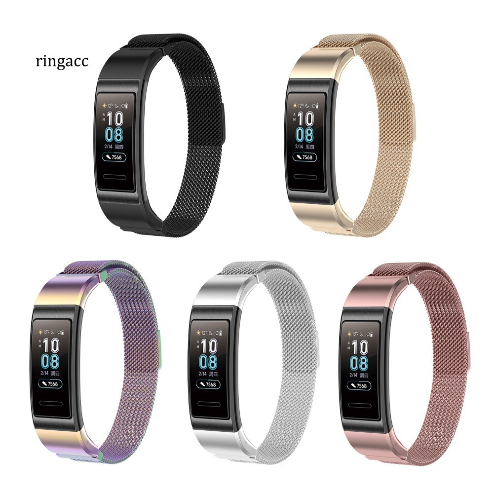 Dây Đeo Tay Thay Thế Bằng Thép Không Gỉ Cho Đồng Hồ Thông Minh Huawei Band 4 Pro Ter-B29S