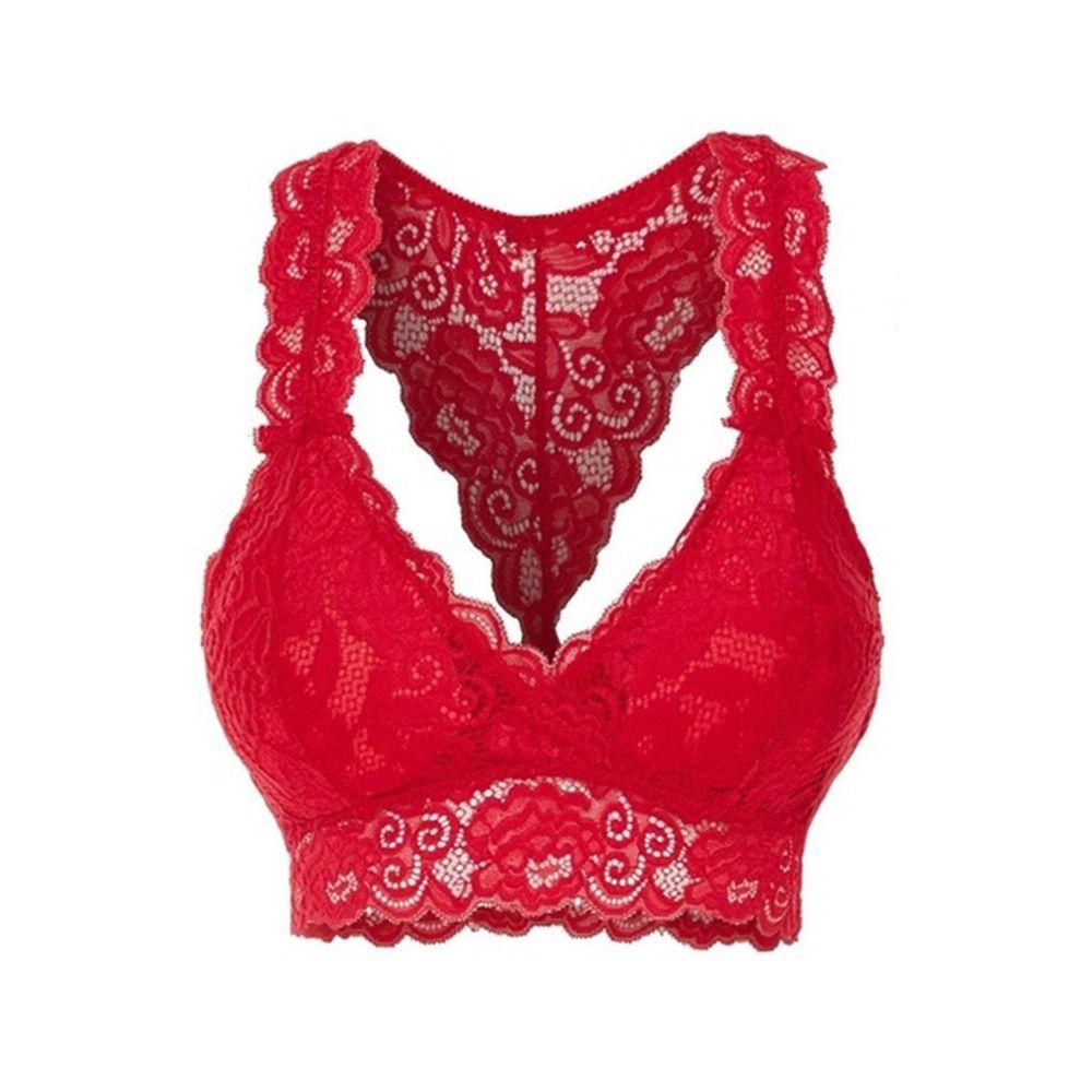 Áo Bralette Lưới Xuyên Thấu Cổ Chữ V Gợi Cảm Thời Trang Cho Nữ