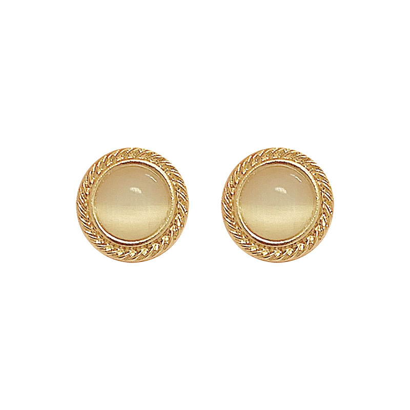 Khuyên tai chấu bạc S925 nhiều kiểu dáng thanh lịch phong cách cung điện vintage