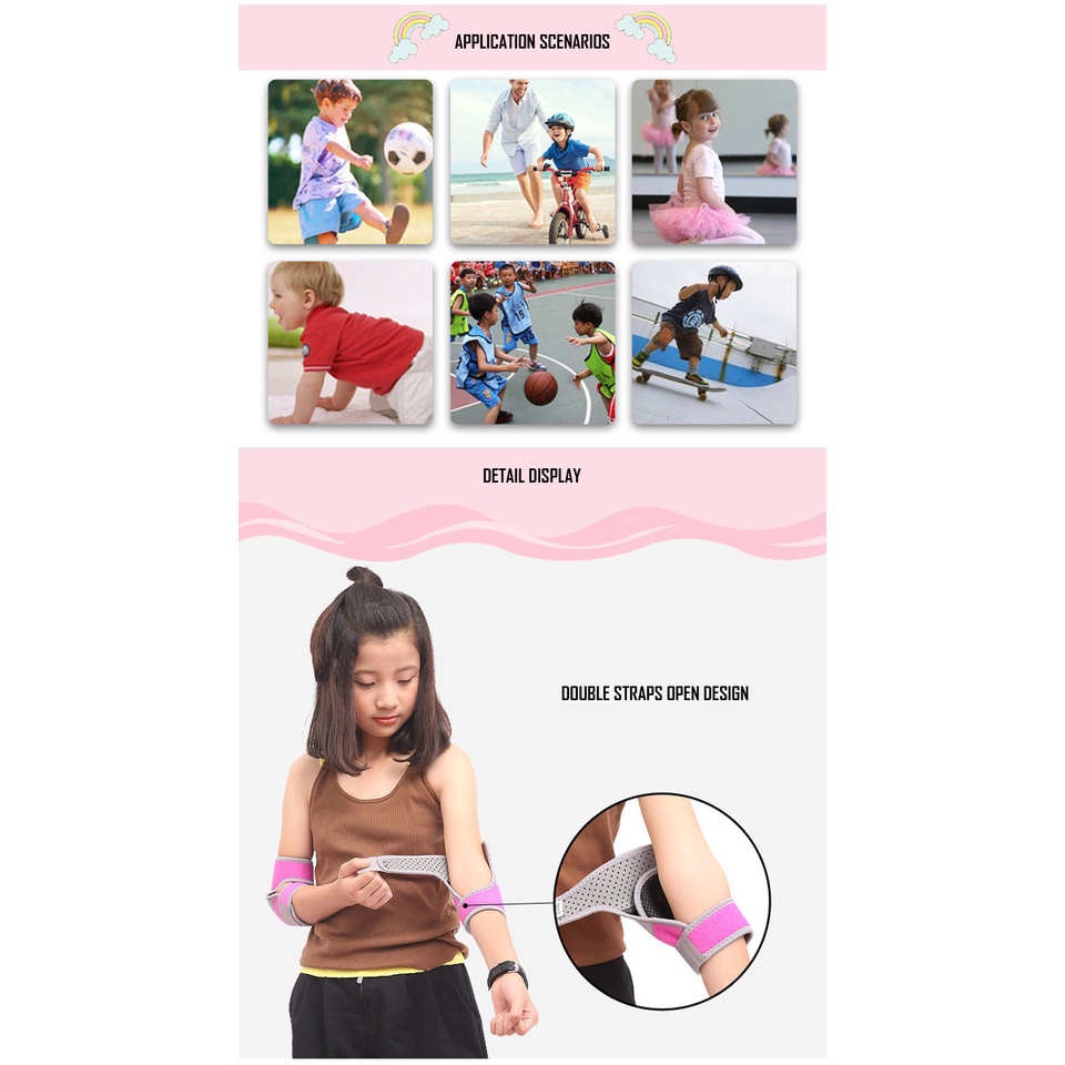 Đai Bảo Vệ Khủy Tay Trẻ Em Chơi Thể Thao Vận Động Phòng Tránh Chấn Thương