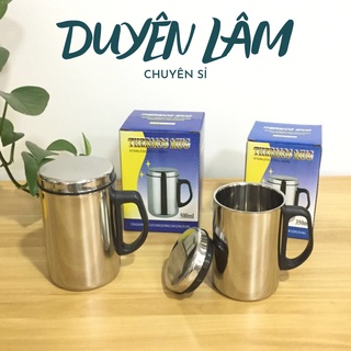 Ca giữ nhiệt 2 lớp - ca inox Thermos giữ nhiệt 500ml có nắp kín