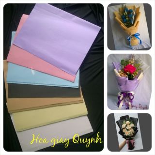 Set 10 tờ Giấy xi màu gói hoa