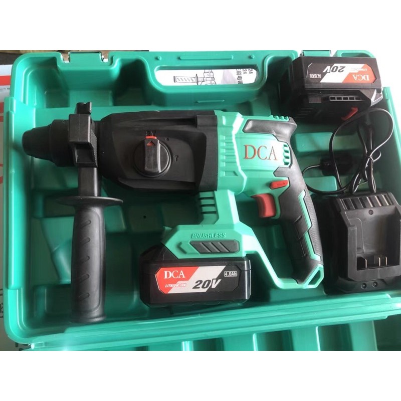 MÁY KHOAN BÊ TÔNG PIN DCA ADZC04-24E KHÔNG CHỔI THAN PIN 20V