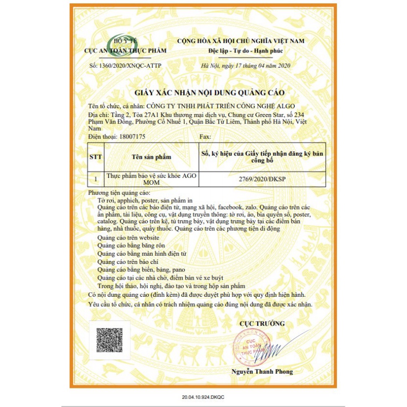 ✅ Ago Mom - Hỗ trợ tăng khả năng thụ thai, giảm vô sinh hiếm muộn ở phụ nữ
