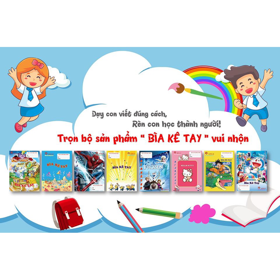 BÌA KÊ TAY NGỘ NGHĨNH CHO BÉ YÊU