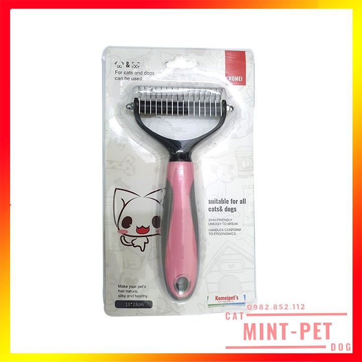 Lược cắt gỡ rối lông chó mèo giá rẻ loại to 7cm #MintPet