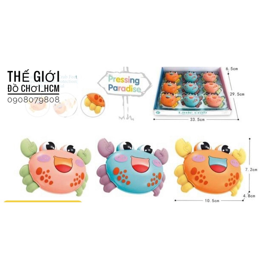 [HÀNG ĐẸP-CLIP THẬT] Đồ chơi trẻ em cua nhấn cót là chạy giúp bé phát triển khả năng sáng tạo, năng động, thích động vật