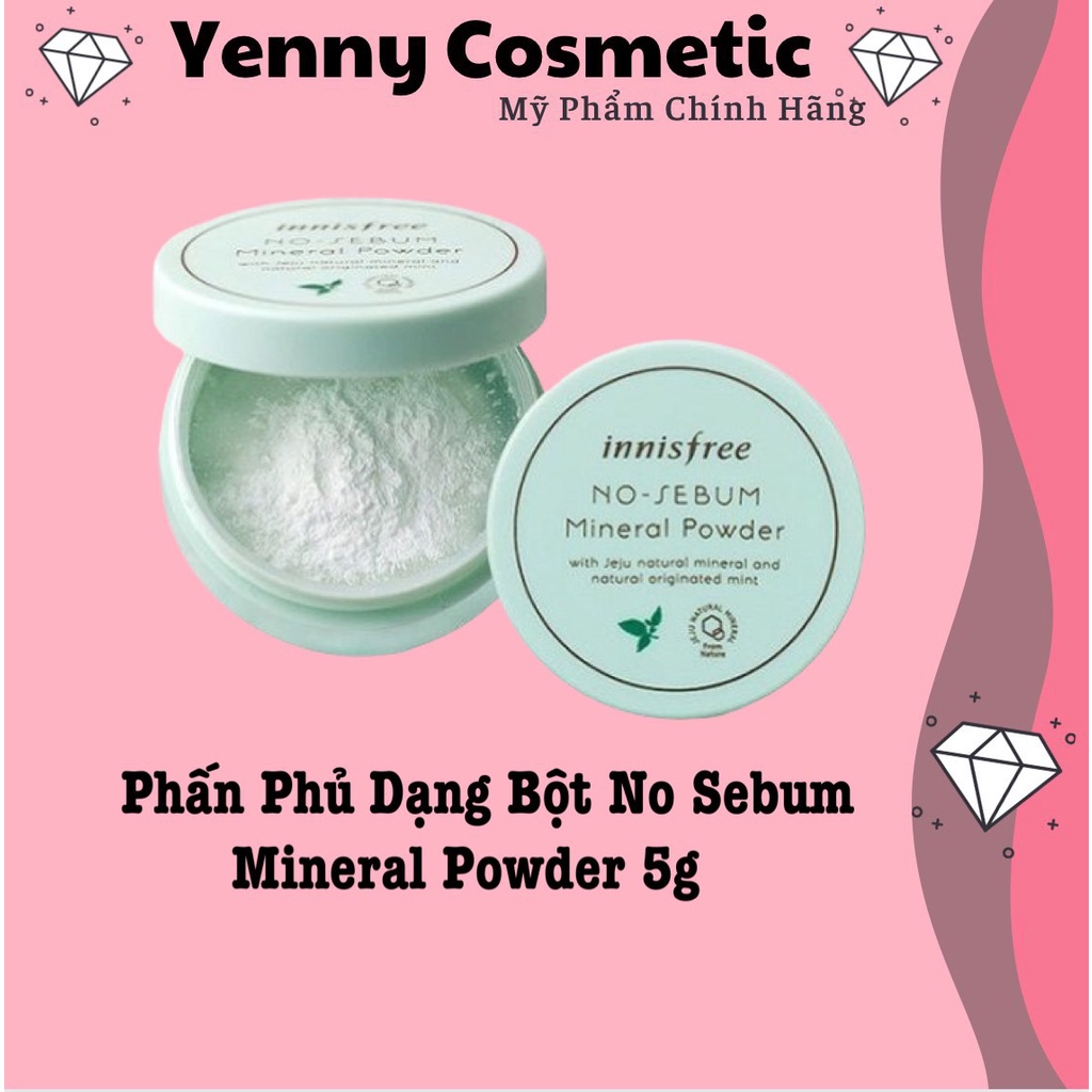 Phấn Phủ Dạng Bột Innisfree No Sebum Mineral Powder 5g