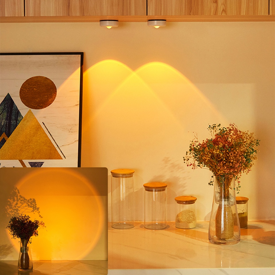 Đèn LED Cảm Ứng Gắn Tủ Quần Áo / Phòng Ngủ Sử Dụng Pin