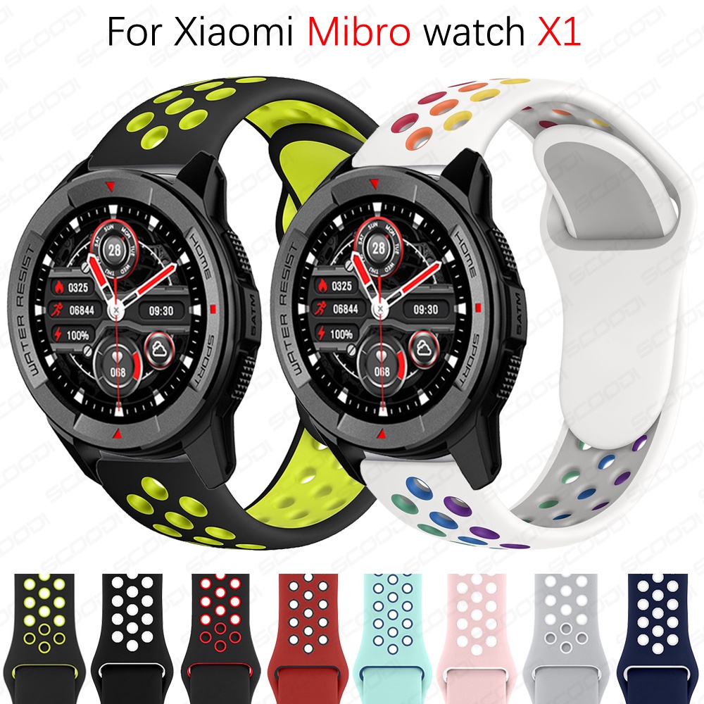 Dây Đeo Silicone Thay Thế Cho Đồng Hồ Thông Minh Xiaomi Mibro watch X1