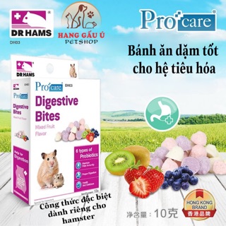 Thức ăn trái cây bổ sung men vi sinh hổ trợ tiêu hoá cho hamster