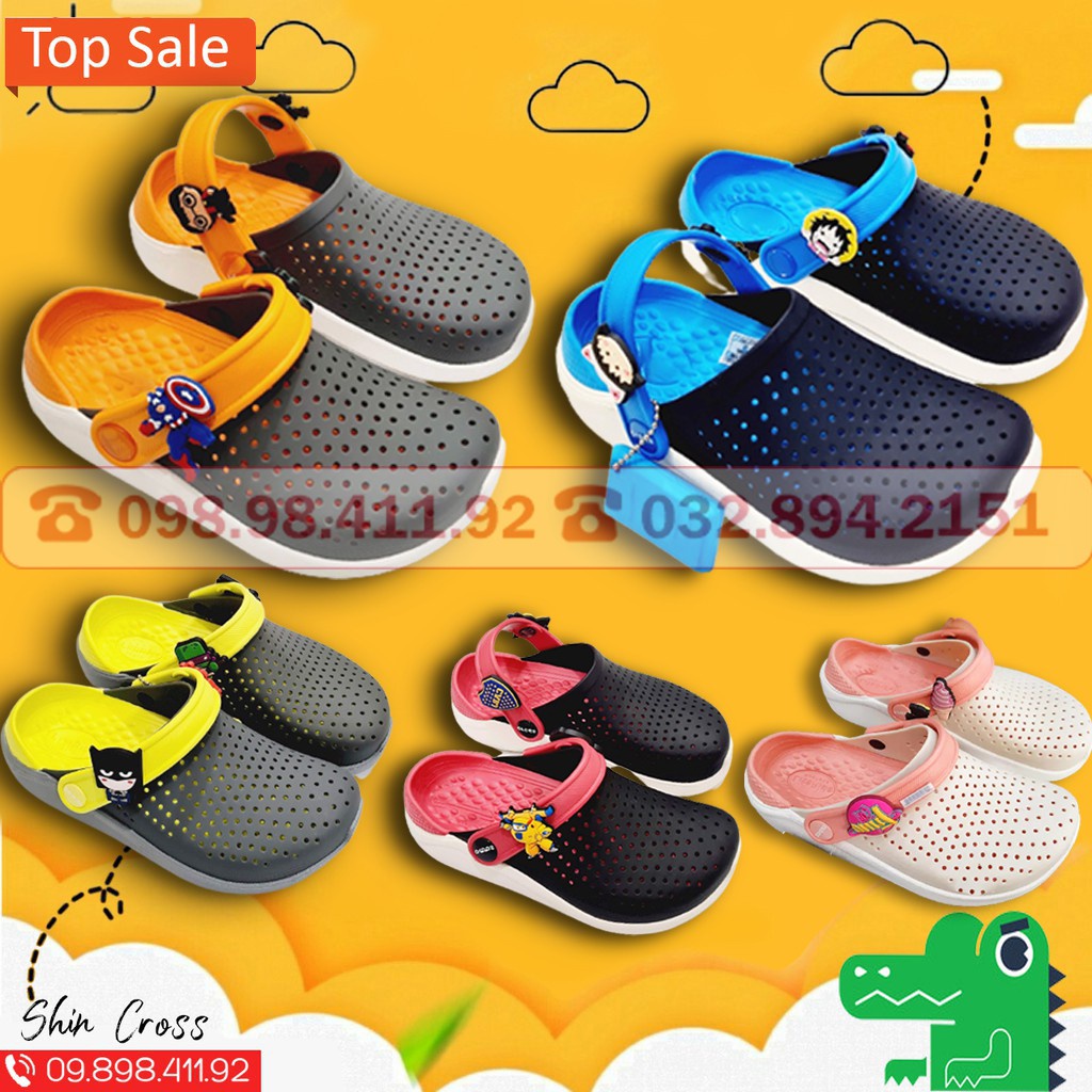 dép Cross dạng sục list nhiều màu DEPCR81KZ tặng thêm 6 sticker Cross