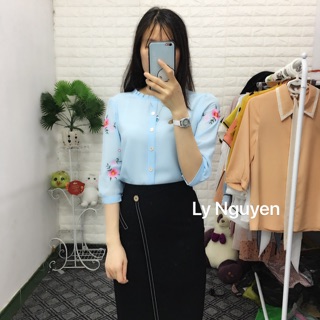 SET CHÂN VÁY + ÁO SƠ MI CAO CẤP (ẢNH THẬT 100% do shop tự chụp)
