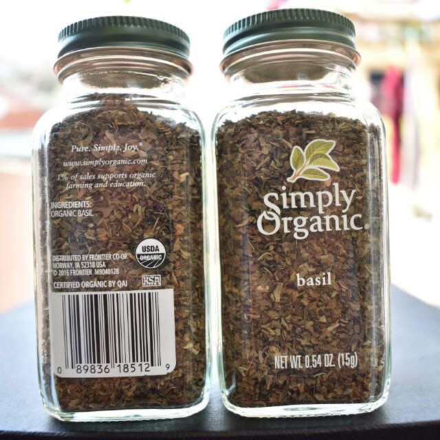 Simply Organic Basil ( húng tây) hữu cơ 15g