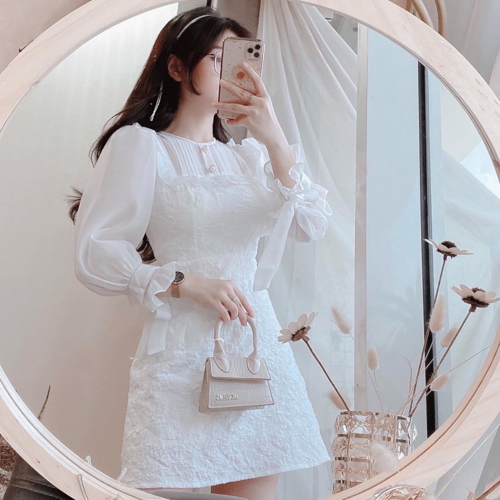 Đầm dự tiêc nhẹ nhàng thanh nhã Rena Dress