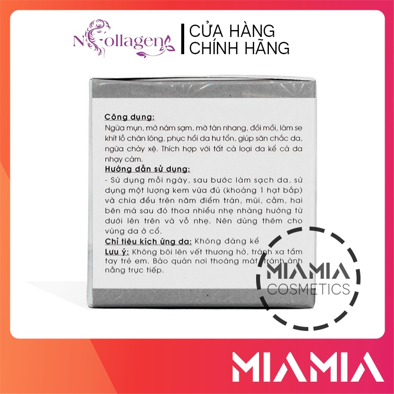 Kem Face Tím N COLLAGEN 15g chính hãng - Kem face Ncollagen giúp giảm mụn, ngăn ngừa nám - 8938526572096