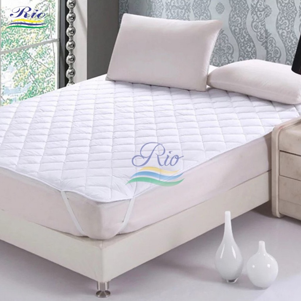 [RẺ VÔ ĐỊCH]Tấm Lót Bảo Vệ Nệm RIOTEX HOME Vải Kate cao cấp dày 7mm tiêu chuẩn khách sạn