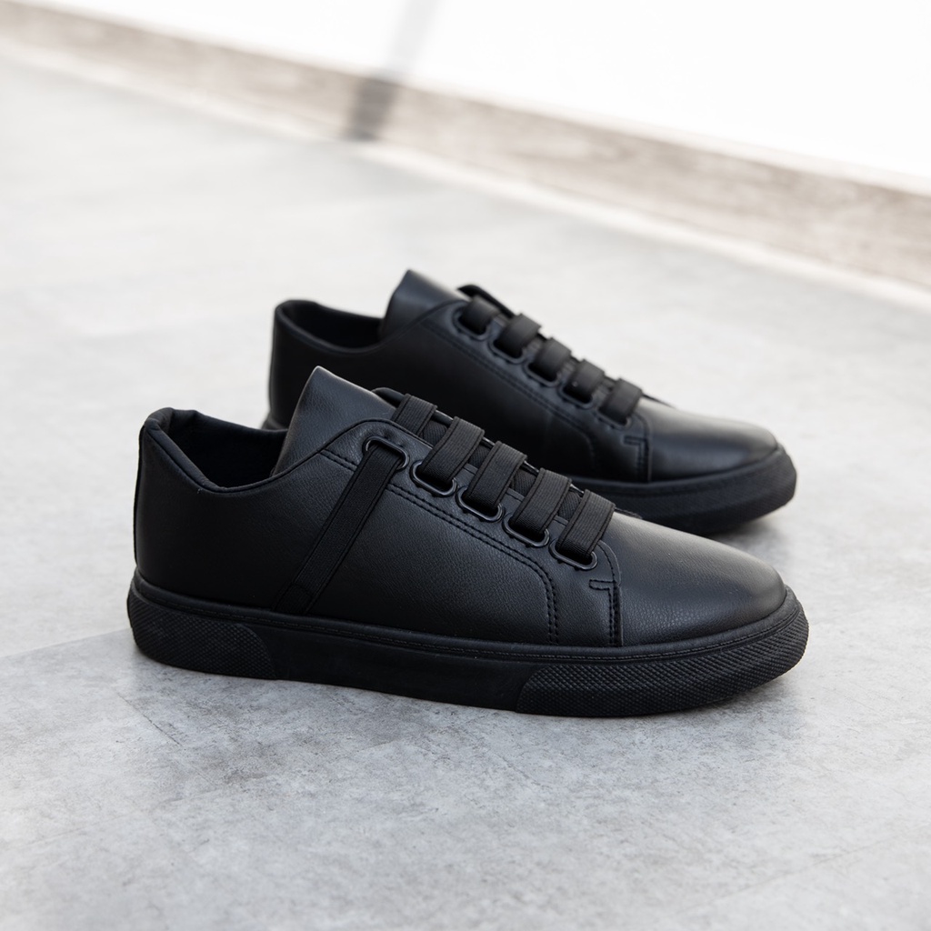 [Mã SKAMFS114M giảm 10% đơn 100K] Giày Thể Thao Nam MWC giày sneaker da trơn dây thun basic nam tính NATT - 5334