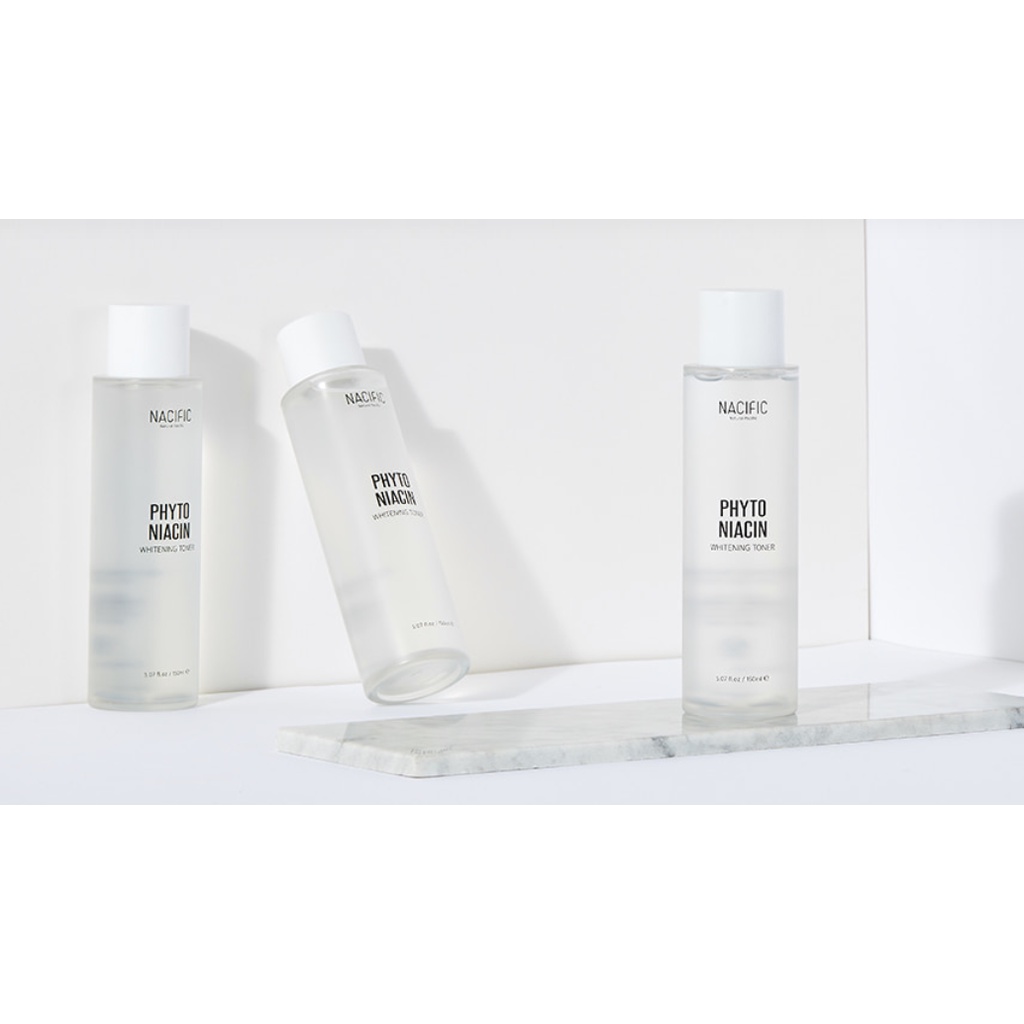 Nước cân bằng Niacinamide dưỡng ẩm, dưỡng trắng da xỉn màu, mờ đốm nâu Nacific Phyto Niacin Whitening Toner 150ml