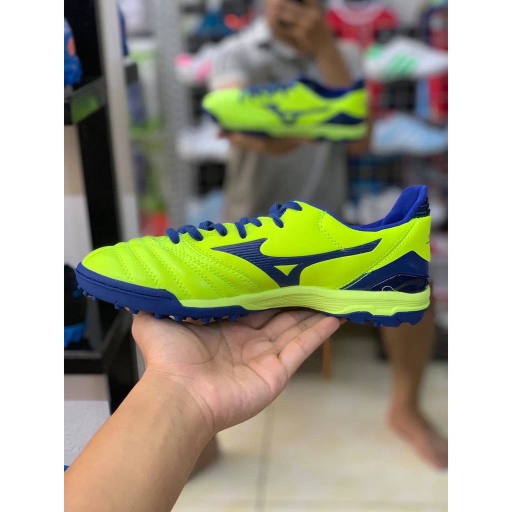 Giày bóng đá Mizuno Morelia Neo KL 2 AS Tf Xanh Chuối