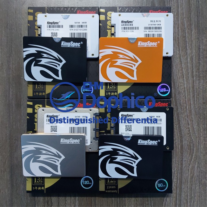 Ổ cứng SSD KingSpec 240GB/128GB/120GB/90GB – CHÍNH HÃNG – Bảo hành 3 năm – Tặng cáp dữ liệu Sata 3.0