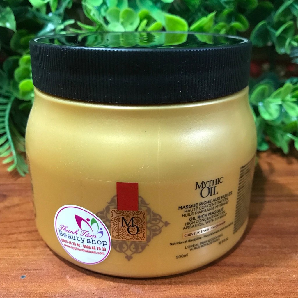 Dầu hấp nuôi dưỡng cho tóc khô sơ hư tổn Mythic Oil L'oreal Masque 500ml