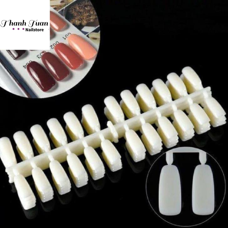 Vỉ móng úp sổ mẫu, bảng màu   - Phụ kiện đồ nail HSM