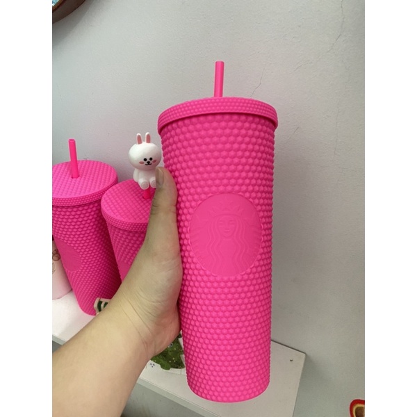 Ly giữ nhiệt matte Pink barbie china starbucks 2021