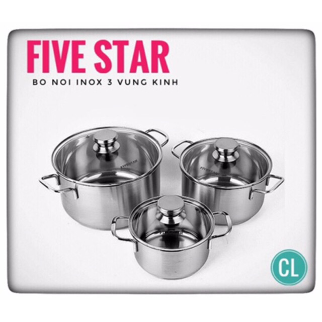 BỘ FIVESTAR 3 CHIẾC NẮP KÍNH