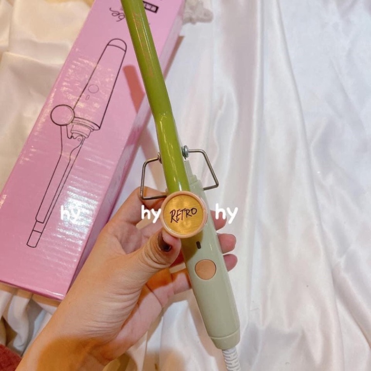 Máy kẹp uốn tóc hộp hồng