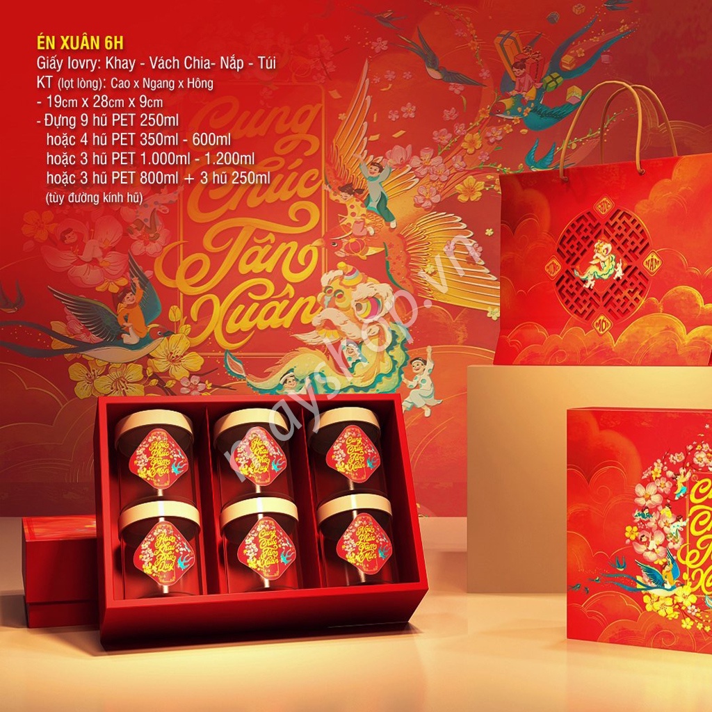 🌺Hộp tết🌺 Hộp đựng quà tết/ đựng bánh Én Xuân