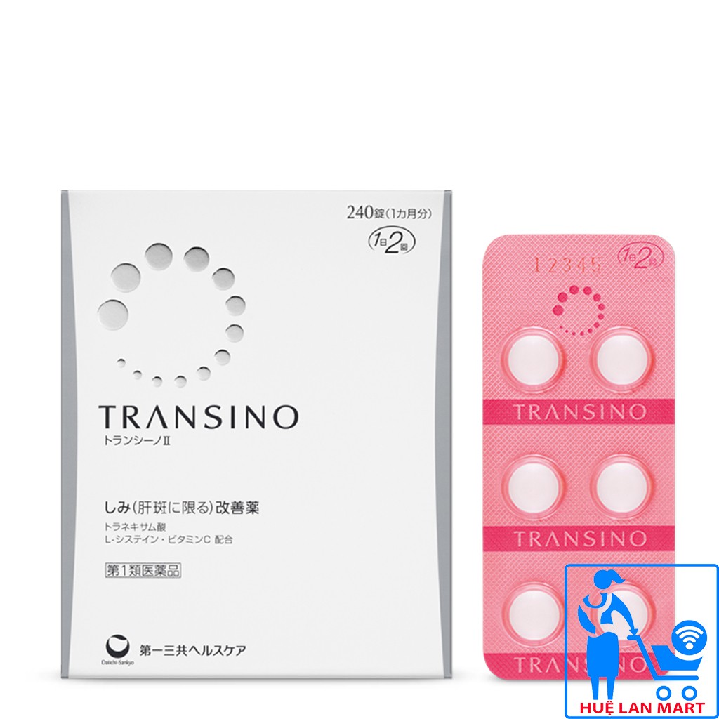 Thực Phẩm Bổ Sung Transino Whitening Hộp 240 Viên