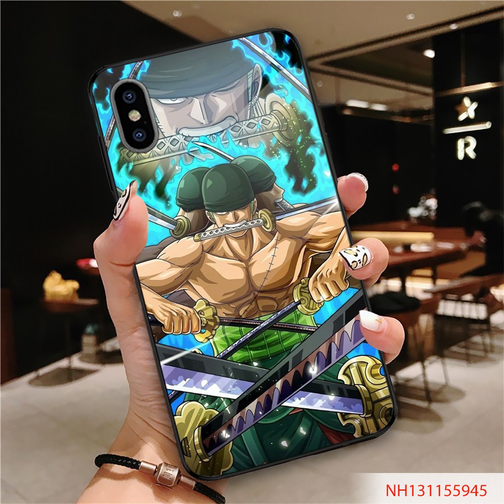 - ỐP IPHONE, SAMSUNG TRÁNG GƯƠNG NHÂN VẬT ZORO TRONG ONE PIECE NH131155945