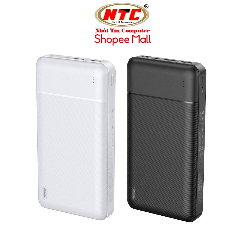 Pin sạc dự phòng Remax RPP-167 30000mAh Lango, 3 cổng input, 2 cổng output - Hãng phân phối