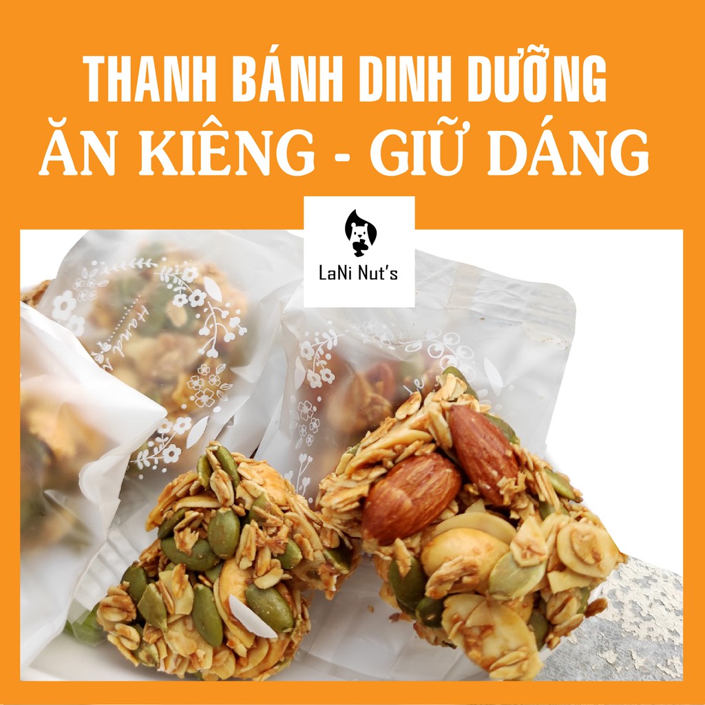 Bánh hạt ngũ cốc ăn kiêng - Bánh giảm cân - Ngũ cốc siêu hạt - Bánh ăn kiêng 500g