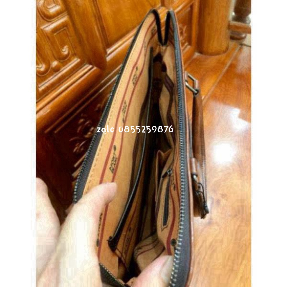 ❤️𝙁𝙍𝙀𝙀𝙎𝙃𝙄𝙋❤️ Cặp công sở Mont mẫu mới da bò xịn ngăn khoá bên ngoài | BigBuy360 - bigbuy360.vn