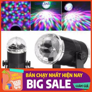 Đèn Cầu Vũ Trường Xoay Nháy Chớp Theo Nhạc Bay Quẩy Phòng Sân Khấu Đèn Led Quán Bar Ánh Sáng Cảm Ứng Nhạc ánh sáng