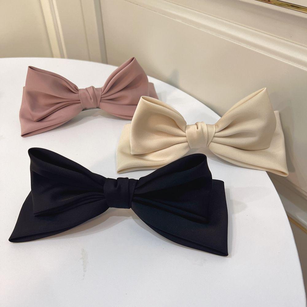 Kẹp Tóc Hình Nơ Cỡ Lớn Thời Trang Mùa Hè Pháp Cổ Điển Dành Cho Bạn Nữ VANES1