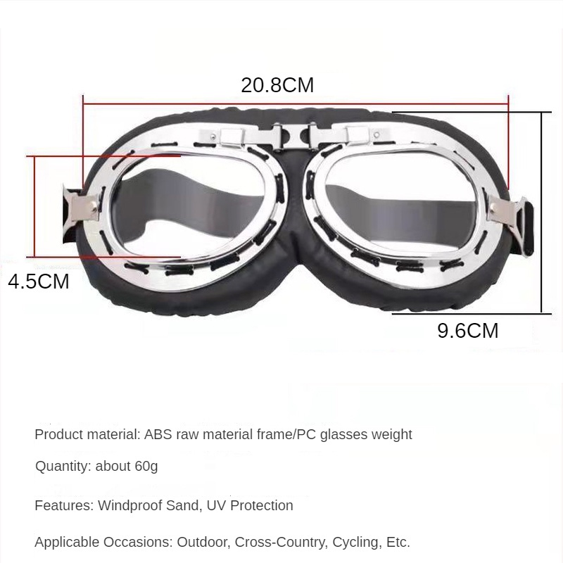 Kính bảo hộ chống gió cho người lái xe máy